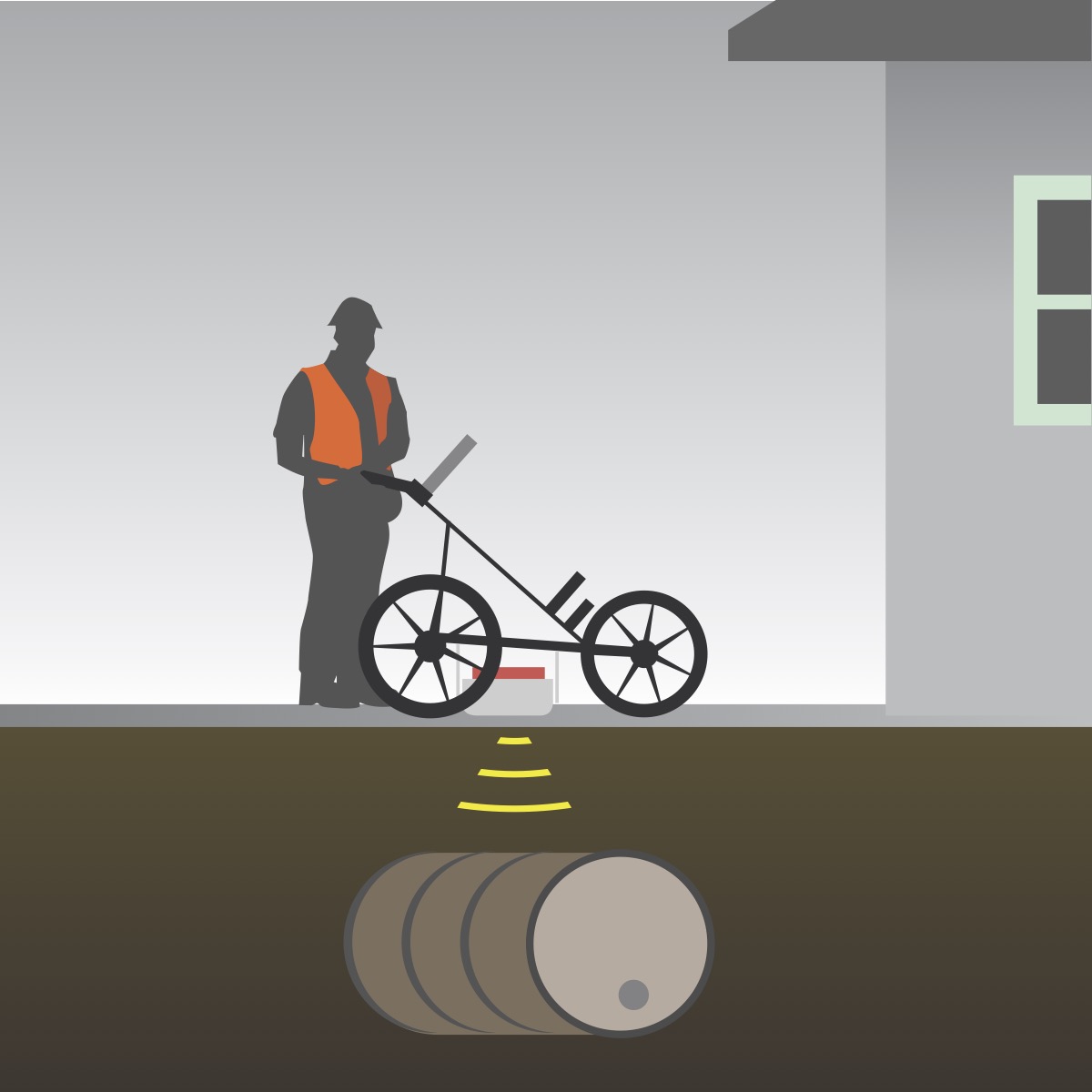 Localisation de drain